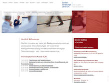Tablet Screenshot of bankenberatungszentrum.ch